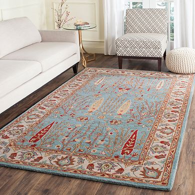 Safavieh Heritage Innsbruck Framed Floral Wool Rug