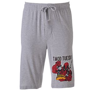 Men's Marvel Deadpool Taco Tuesday Lounge Shorts