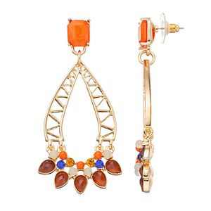 Jennifer Lopez Openwork Teardrop Earrings