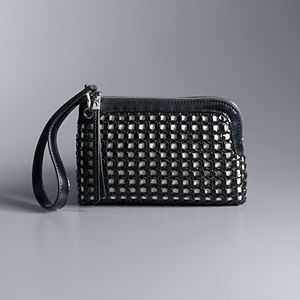 Simply Vera Vera Wang Pierce Open Weave Wristlet