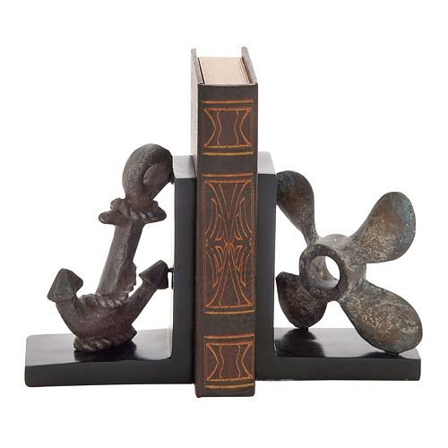 Rustic Nautical Bookends 2-piece Set