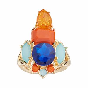 Jennifer Lopez Stone Cluster Ring