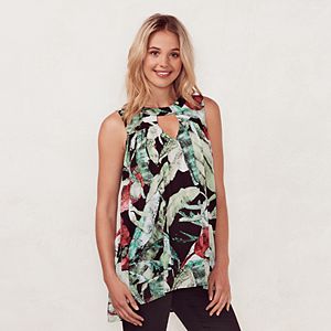 Women's LC Lauren Conrad Tropical Leaf Tunic