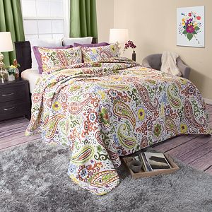 Portsmouth Home Trista Cotton Quilt Set