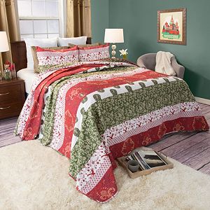 Portsmouth Home Brea Cotton Quilt Set