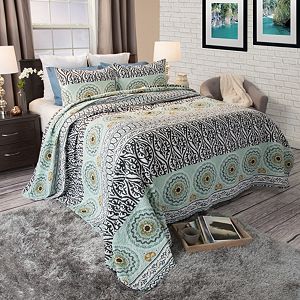 Portsmouth Home Muna Cotton Quilt Set