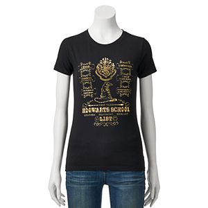 Juniors' Harry Potter Hogwarts First Year List Graphic Tee