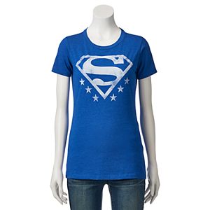 Juniors' DC Comics Superman Logo Graphic Tee