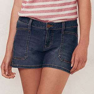 Women's LC Lauren Conrad Faded Jean Shorts