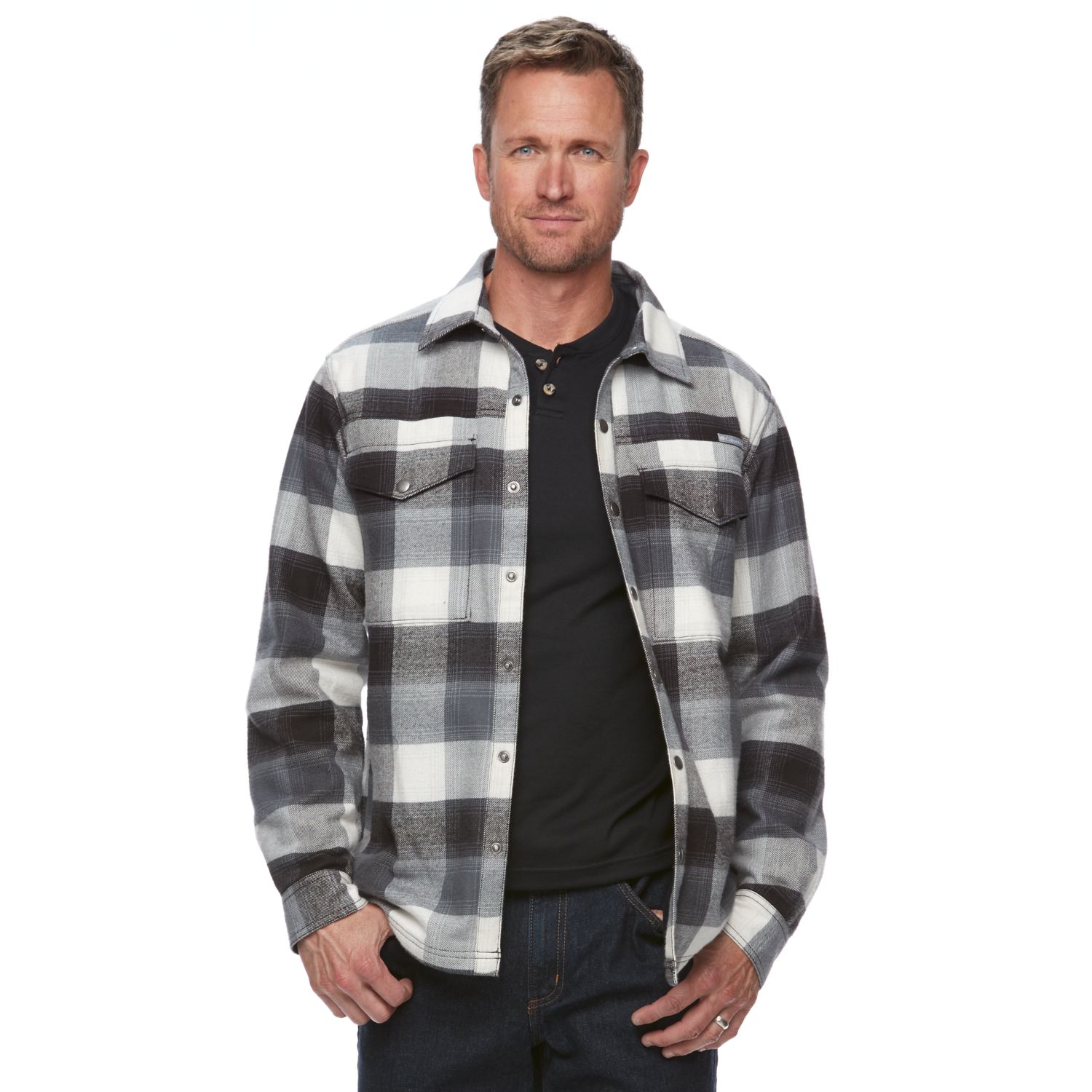 columbia flannel shirt jacket