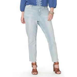 Plus Size Chaps Straight-Leg Capri Jeans