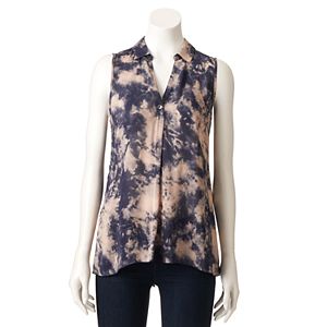 Women's Rock & Republic® Tie-Dye High Low Shirt