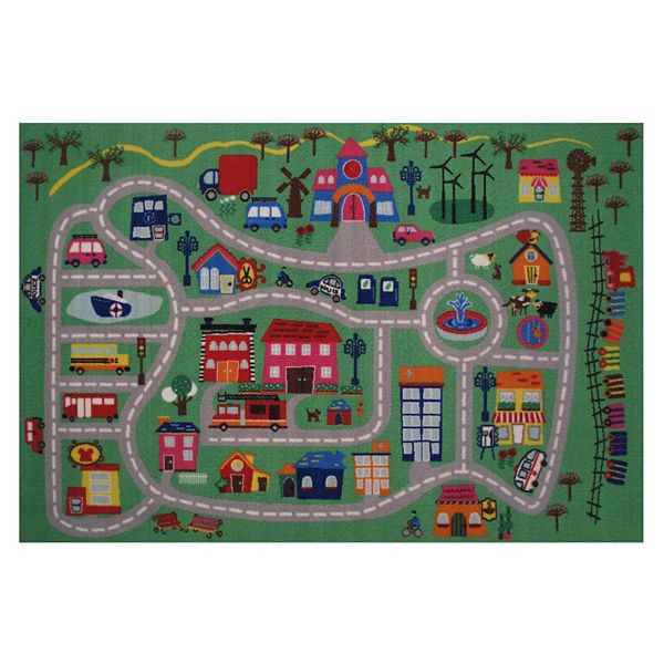 Fun Rugs Fun Time City Rug 3'3'' x 4'10''