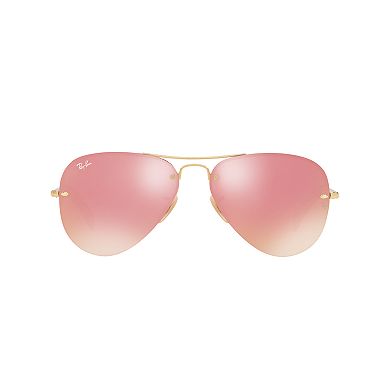 Ray-Ban Highstreet RB3449 59mm Aviator Mirror Sunglasses