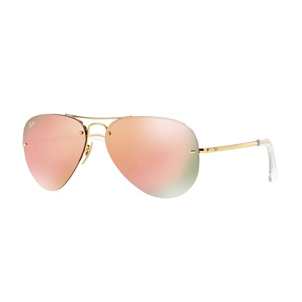 Ray ban 2024 pink mirror