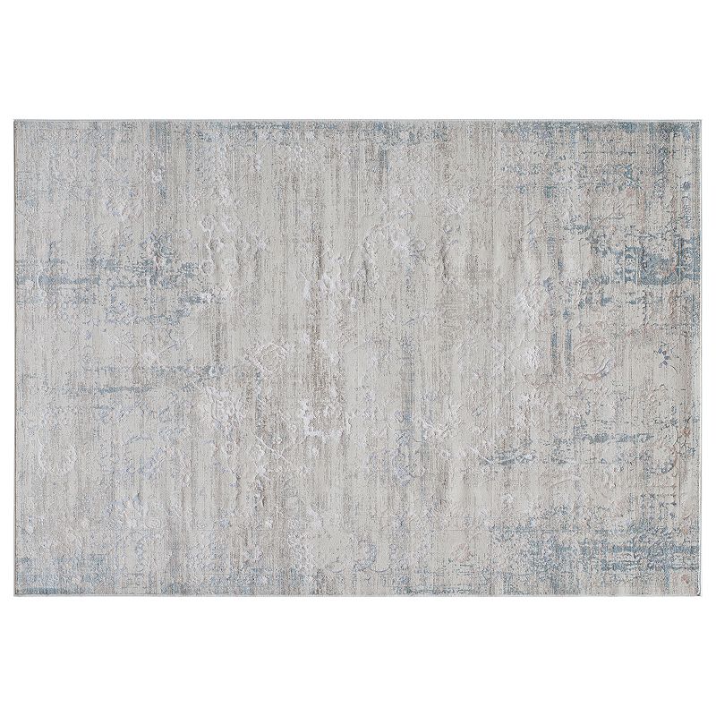 Momeni Juliet Evon Floral Rug, Lt Beige, 7.5X9.5 Ft