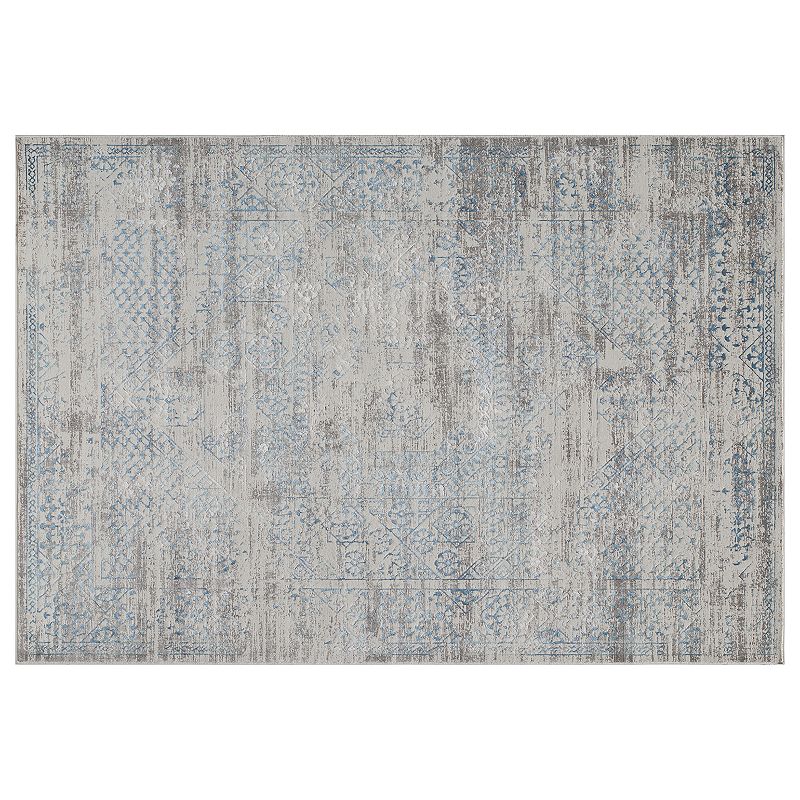Momeni Juliet Melior Floral Rug, Blue, 7.5X9.5 Ft