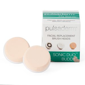Pulsaderm Sonic Duo Buddy 2-pk. Facial Replacement Brush Heads - Applicator Sponge