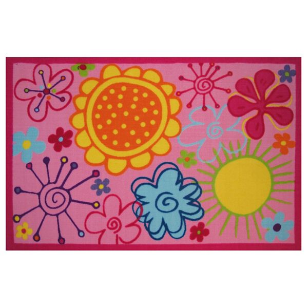 Fun Rugs Fun Time Fancy Floral Rug 3'3'' x 4'10''