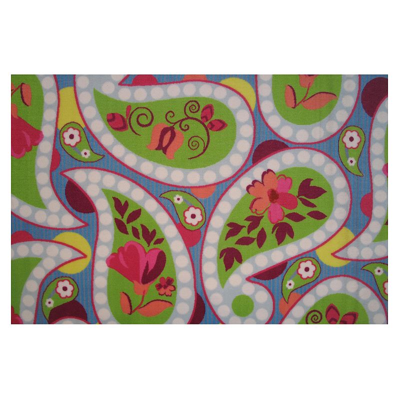 Fun Rugs Fun Time Floral Paisley Rug - 33 x 410, Multicolor, 3X5 Ft
