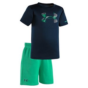 Baby Boy Under Armour Hyper Logo Tee & Shorts Set
