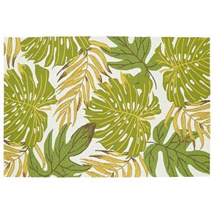 Kaleen Sea Isle Tropical Leaves Rug