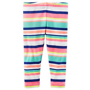 Toddler Girl Carter's Pink Patterned Leggings