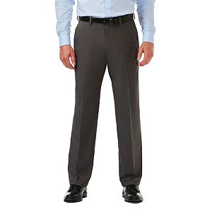 Big & Tall Haggar® Cool 18® PRO Wrinkle-Free Flat-Front Expandable Waist Pants