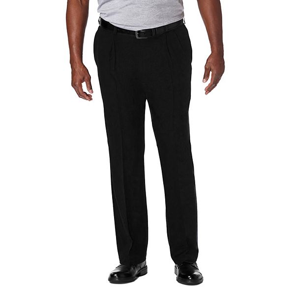 Big & Tall Haggar® Cool 18® PRO Classic-Fit Wrinkle-Free Pleated ...