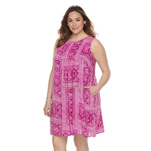 Plus Size SONOMA Goods for Life™ Pintuck Dress