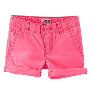 Toddler Girl OshKosh B'gosh® Neon Roll-Cuff Shorts