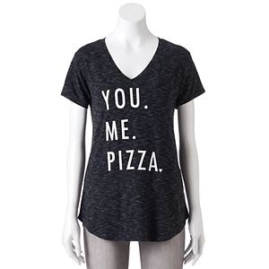 Women's Apt. 9® Graphic V-Neck Tee