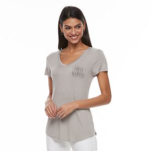 Women's Apt. 9® V-Neck Graphic Tee