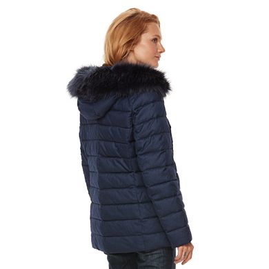 Women's ZeroXposur Faux-Fur Trim Puffer Jacket
