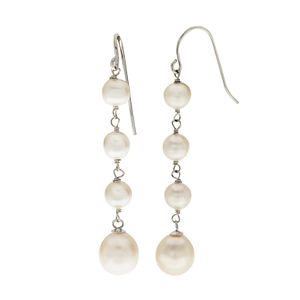 PearLustre by Imperial  Freshwater Cultured Pearl Linear Drop Earrings