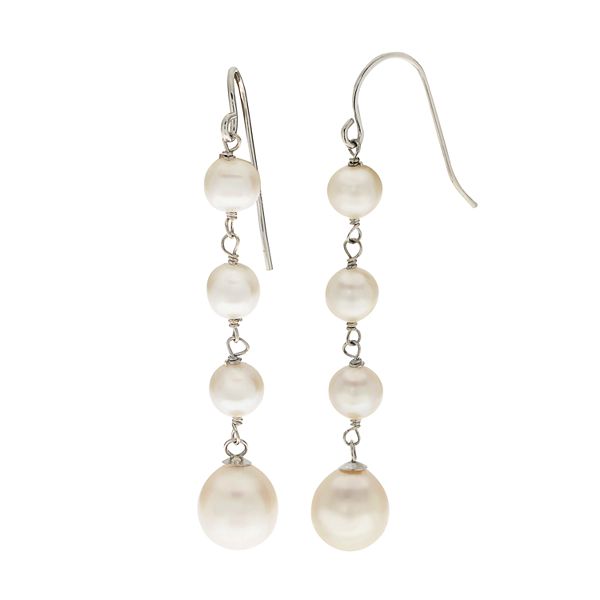 PearLustre by Imperial Freshwater Cultured Pearl Linear Drop Earrings