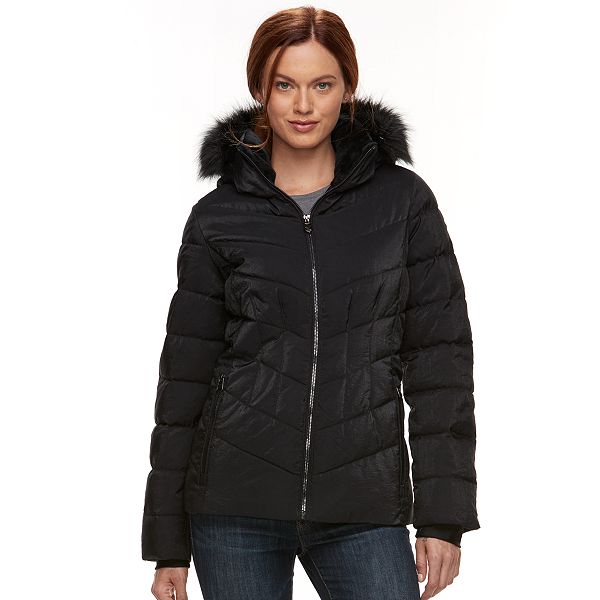 Women's ZeroXposur Shimmer Faux-Fur Quilted Jacket