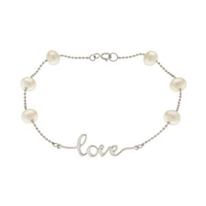 PearLustre by Imperial Sterling Silver Freshwater Cultured Pearl 