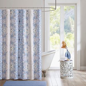 Intelligent Design Raina Microfiber Printed Shower Curtain