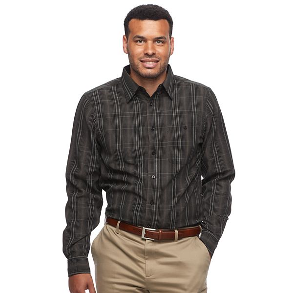 Big & Tall Haggar Classic-Fit Easy-Care Button-Down Shirt