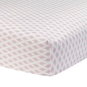 Happi by Dena Charlotte Medallion Fitted Crib Sheet by Lambs & Ivy