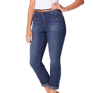 Petite Gloria Vanderbilt Stefania Slim Fit Ankle Jeans