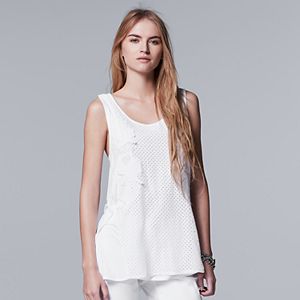 Women's Simply Vera Vera Wang Applique Tank Top