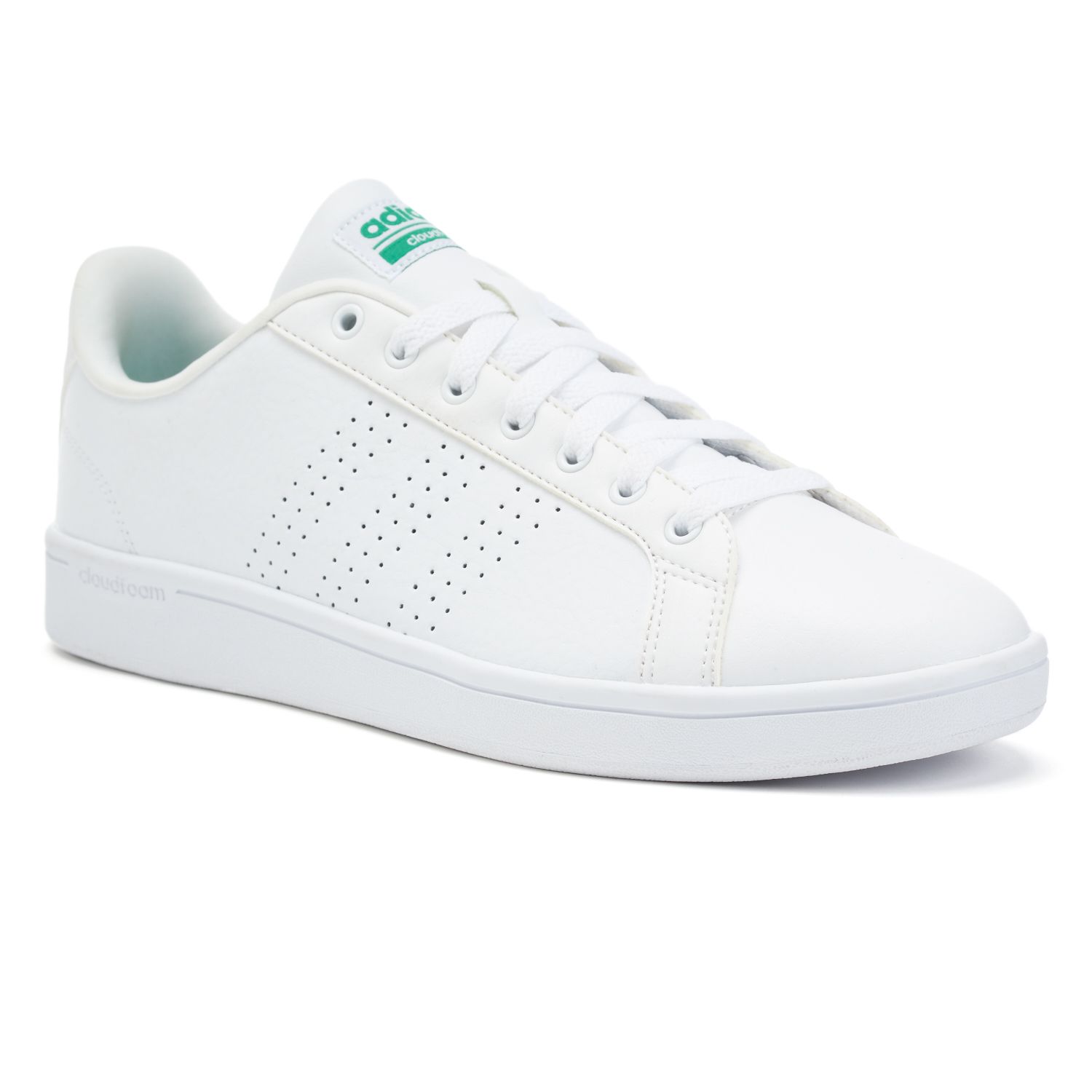 adidas cloudfoam advantage men's white