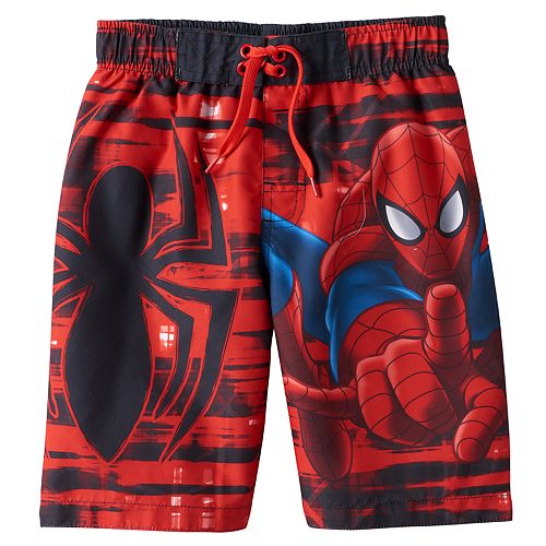 Boys 47 Marvel SpiderMan Swim Trunks