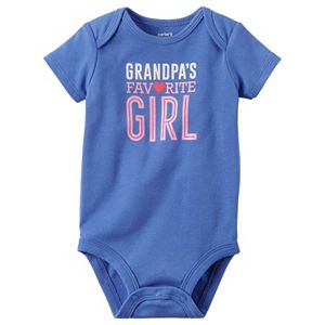 Baby Girl Carter's Family Graphic Slogan Bodysuit