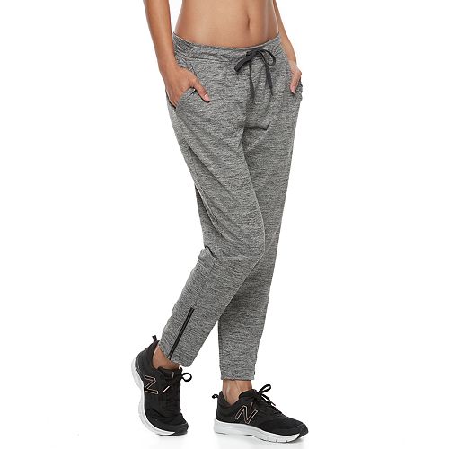 women's joggers with ankle zippers