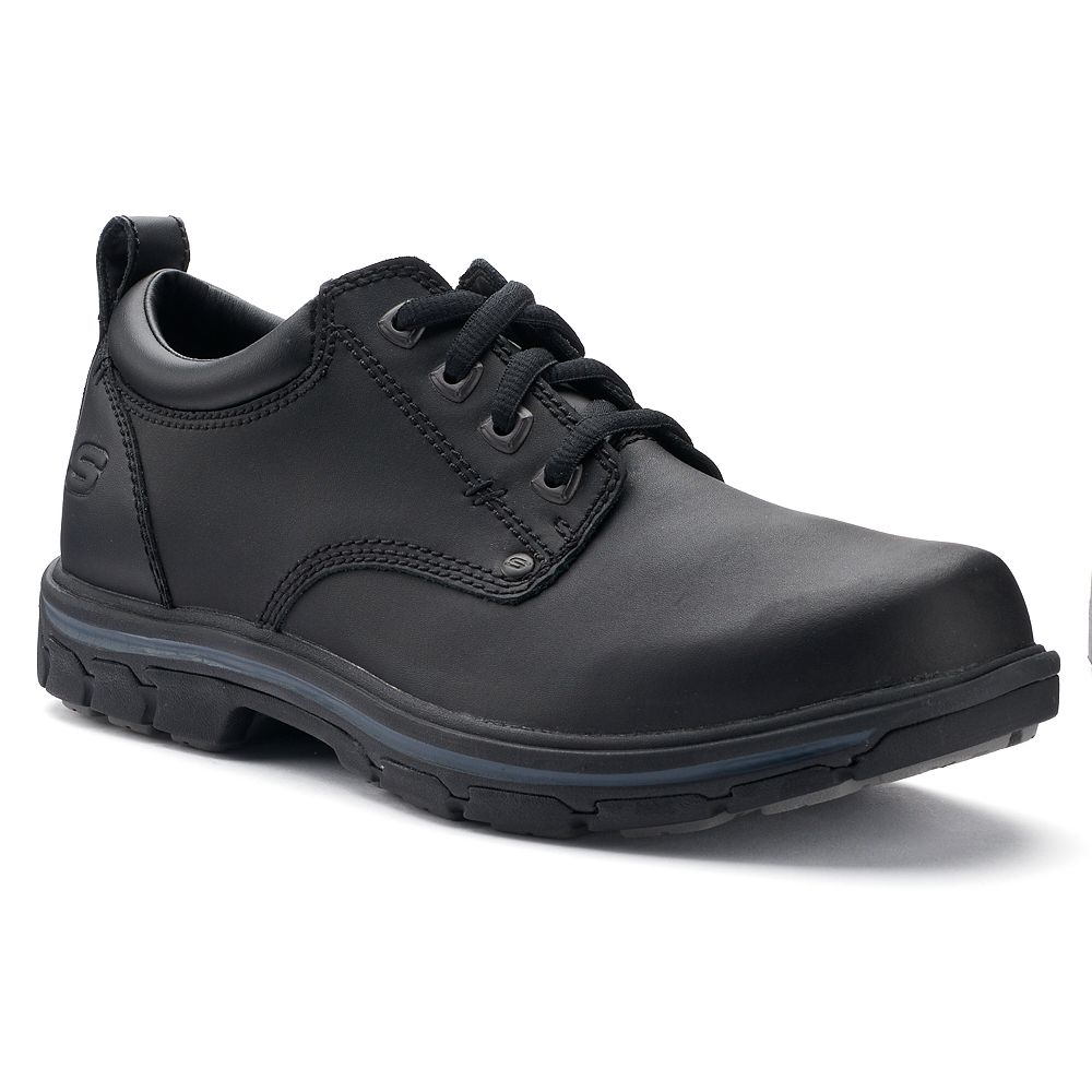 Skechers Segment Rilar Mens Size 8EE Black Classic Leather Lace Up Oxford Shoes Skechers Segment Rilar Mens Size 8EE Black Classic Leather  main image 3