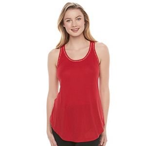 Juniors' Candie's® Chevron Back Tank