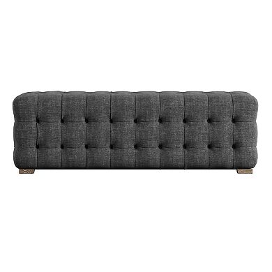 HomeVance Vanderbilt Button Tufted Bench